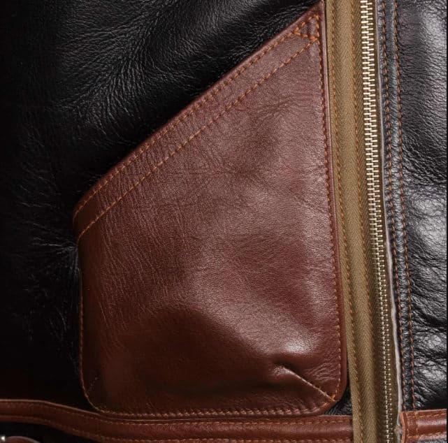 Pairo Men's Brown Shearling Leather Jacket B3 thumbnail 5